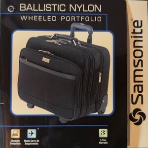 Samsonite Black Wheeled Portfolio